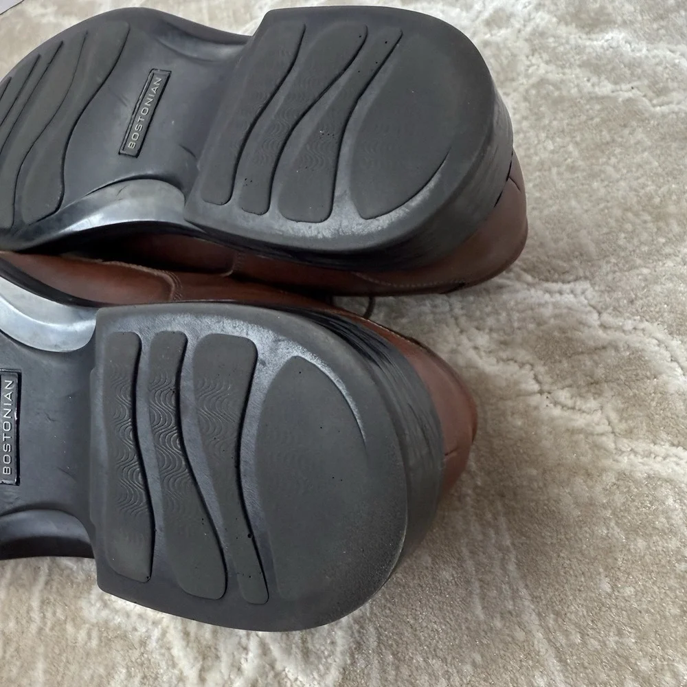 Bostonian Brown Leather Dress Shoes Men's Size 13M Pod Comfort‎ Used